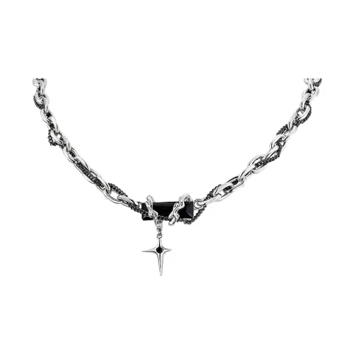 DAIRUO Титановые стальные ожерелья для мужчин