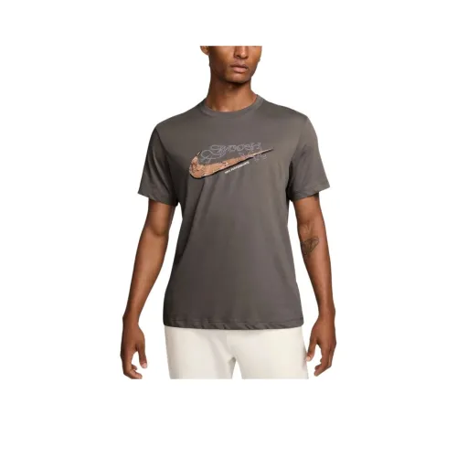 nike DF WC 1 T Рубашка Мужская Угольно-серый CAVE Каменный цвет