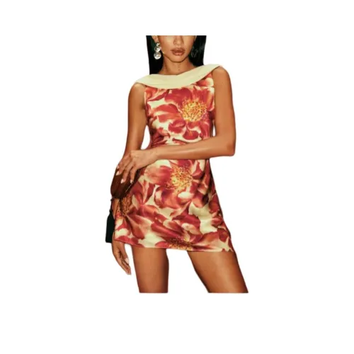 Reformation Jonelle Шелковое Платье Без Рукавов Женское