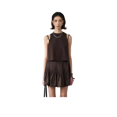 JORYAweekend Шоколадно-коричневые Женские Рубашки T