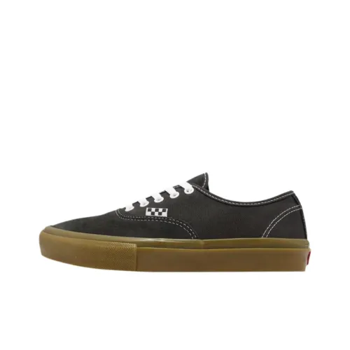 Vans Skate Authentic Устойчивые к истиранию Низкие Кроссовки для скейтбординга Мужские Черные