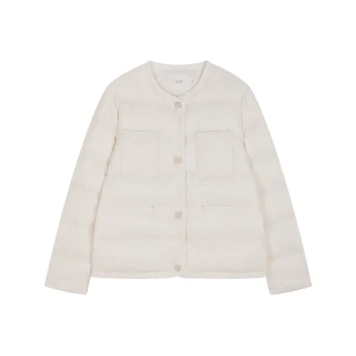 Mo Han Yi Mei Пуховик Женские Экрю