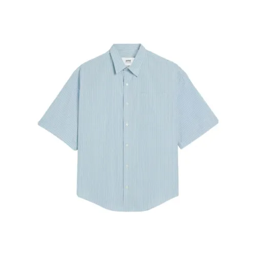 AMIPARIS Рубашка Мужская Светло-Синяя