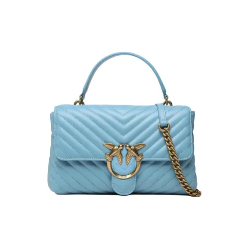 PINKO Puff Кожа Сумка через плечо Сумка Женская Светло-синяя
