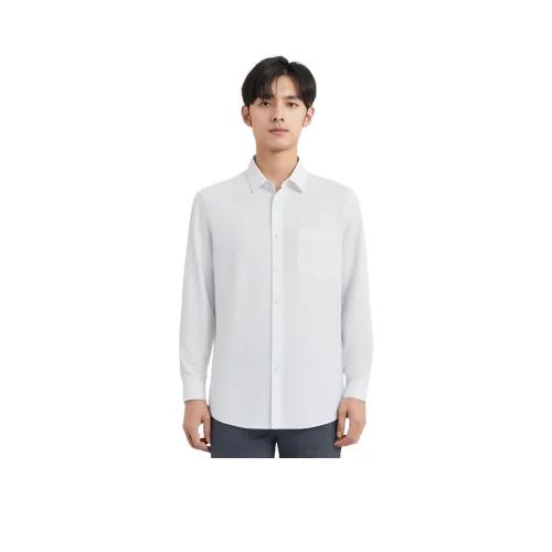 SUNDANCE Белый, с карманом, мужские рубашки