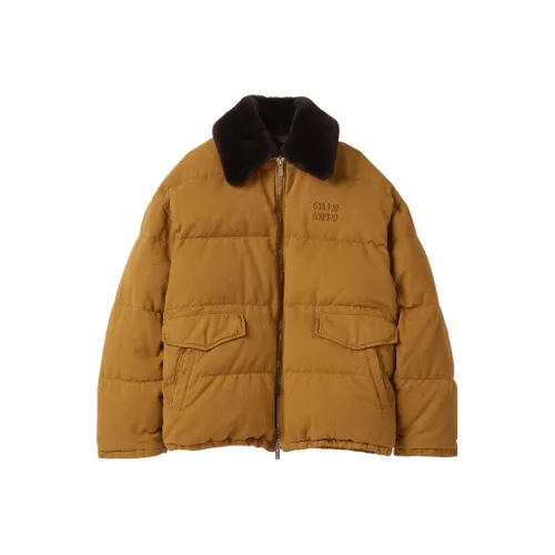 MIU MIU FW23 Пуховик Женский Умбра