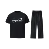 Черный топ + Черные брюки