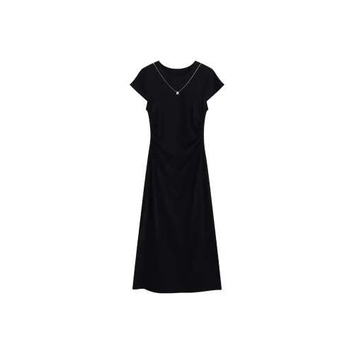 DGMZ Короткий рукав Платье Женское