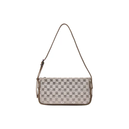 Staccato Ткань Сумка через плечо Маленькая Женская Кофейная