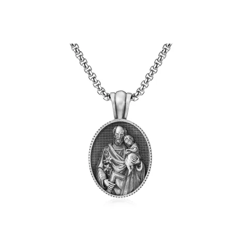 EVBEA Титановые стальные ожерелья для мужчин