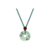 Национальные стиль мир застежка ожерелье - синяя веревка