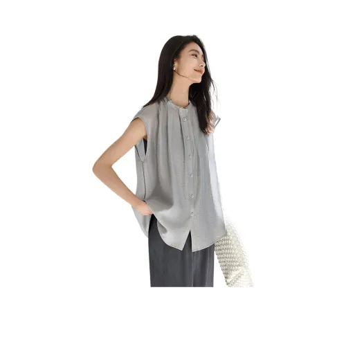 IHIMI Ледниковый серый Женские Рубашки