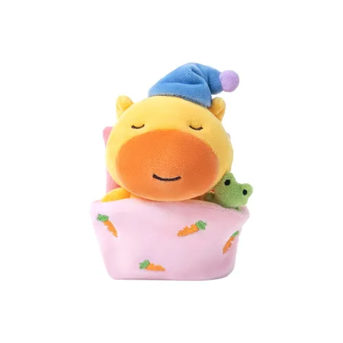 Любовь x Capybara Lulu Sleepy Snuggle Куклы Плюшевый Брелок 12 см Рекомендуемая высота