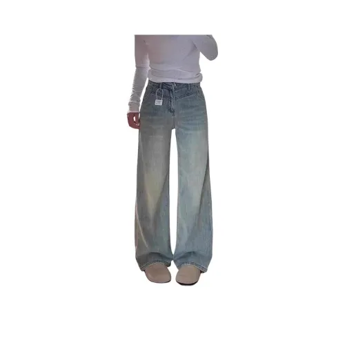 YEARNED Винтажные синие женские джинсы