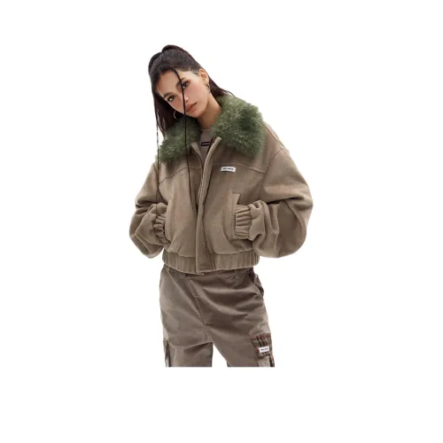 JIKOO Пуховая куртка Женская Кофейного цвета