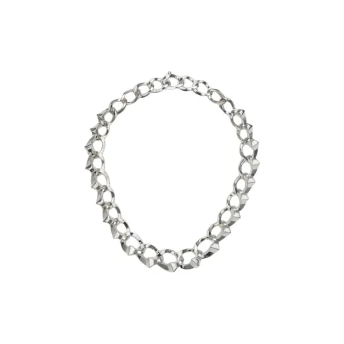 GUCCI 925 стерлинговое серебро ожерелья унисекс серебряное