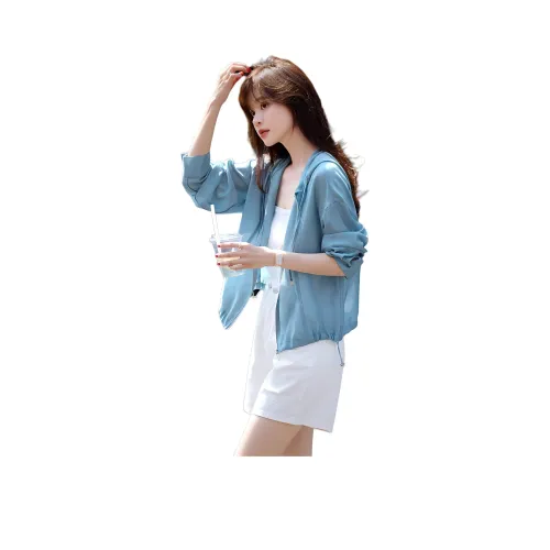 Mo Han Yi Mei Рубашка Женская Пыльно-Синий