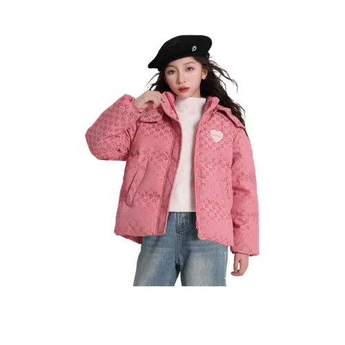 Aisina Хлопковый пуховик Розовый Подростки