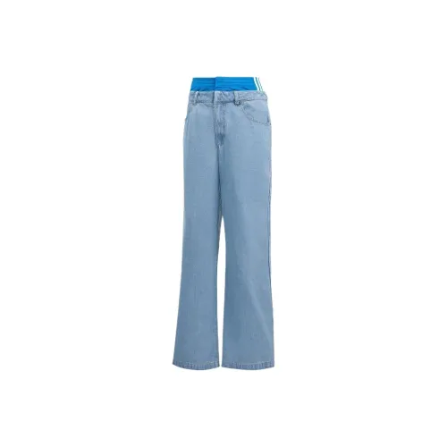 Adidas Джинсы Женские Свет Индиго