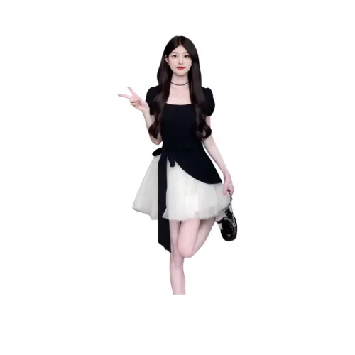 MORii Короткий рукав Платье Женское