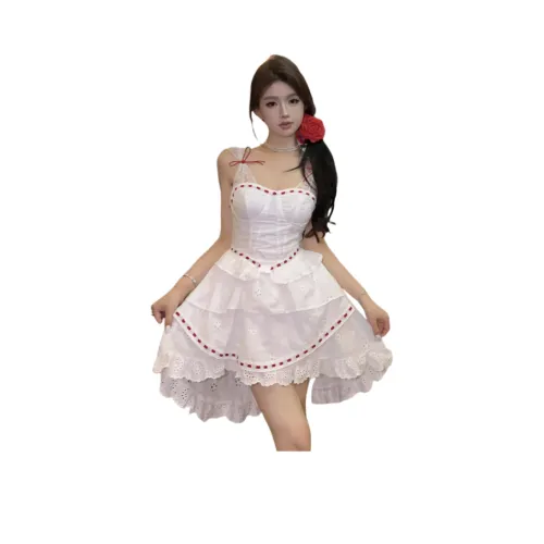 Dear Zhazha Slip Платье Женское Белое