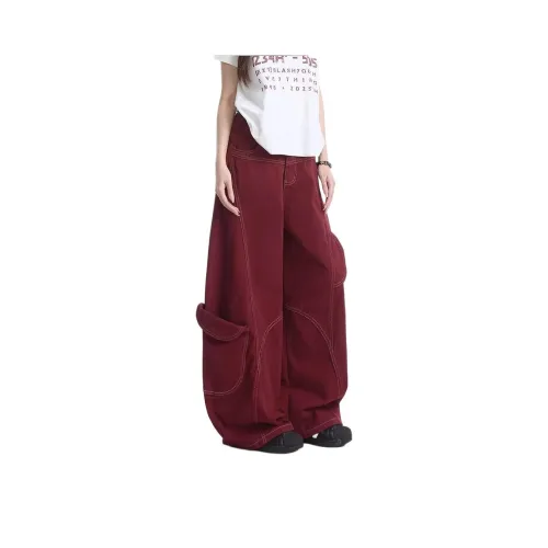 GOSO Бургундский Женские Джинсы