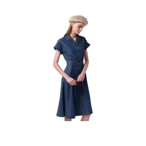 HAZZYS Короткое платье с короткими рукавами женское