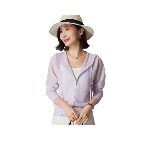 Fog Куртки и Пальто Женские Светло-фиолетовые