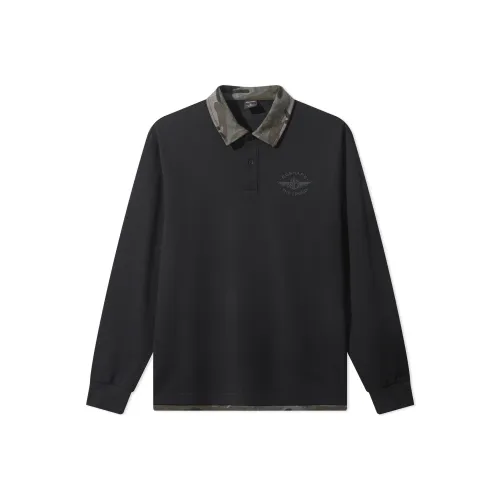 Cabbeen Charcoal Black 01 Мужская Поло