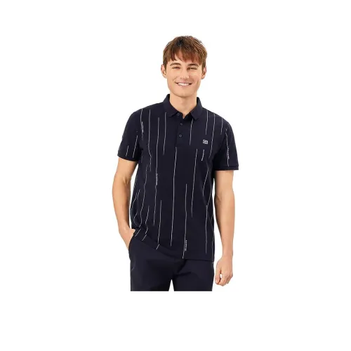 ELLE Active Темно-синяя мужская поло рубашка