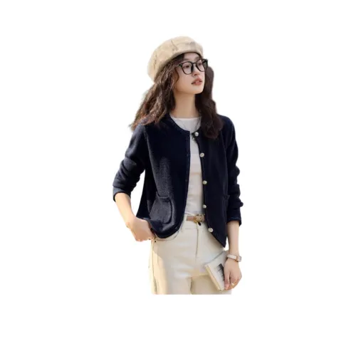 MOHANYIMEI Темно-синий женский трикотаж