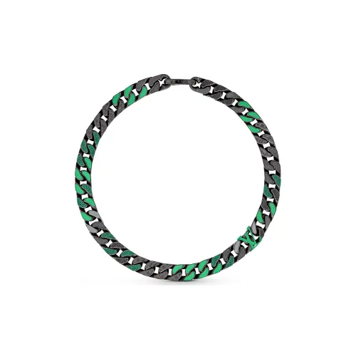 LOUIS VUITTON 2054 Ожерелья Черный/Зеленый Мужской