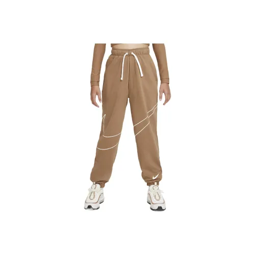 NIKE Коричневые Kids Спортивные брюки