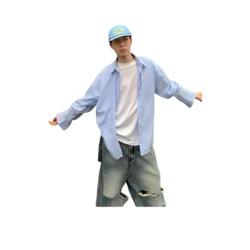 FRQ Синие Унисекс Рубашки