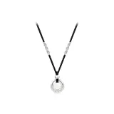 Ожерелье "Благоприятные облака Мирная пуговица" [Белый]