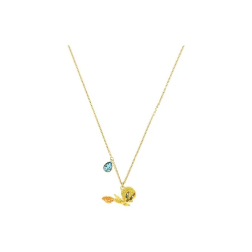 Swarovski Луни Тюнз Сплав Ожерелье с Золотым Покрытием Женское