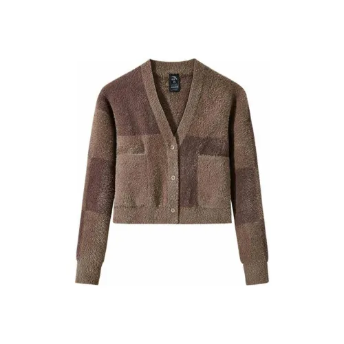 ANTA x NEIXINXIAOHAI LIANMINGKUAN Трикотаж Женский Каштановый Молочный Кофейный