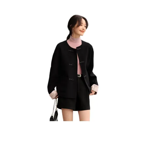 Mo Han Yi Mei Пальто Женское Черное