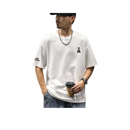 LUJIEBANG Белый Мужской T-Рубашки