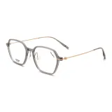 Прозрачно-серый | Розово-золотой-C02 Только оправа