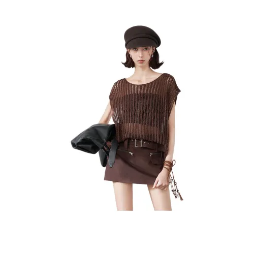 JORYAweekend Шоколадно-коричневый Женские Трикотаж