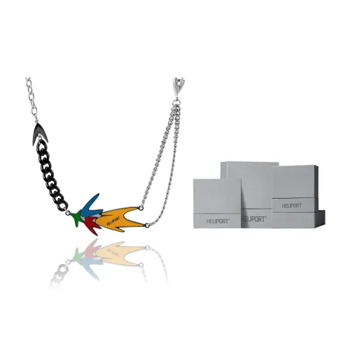 HELIPORT 316 Титановая сталь Ожерелья Унисекс