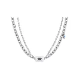 Ожерелье Водолей (Титан Стальной)