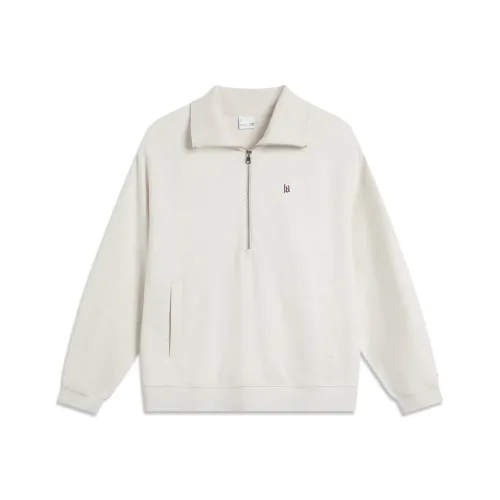 LINING Sports Life Collection Приглушенный серый с текстурой вереска Женские Толстовки