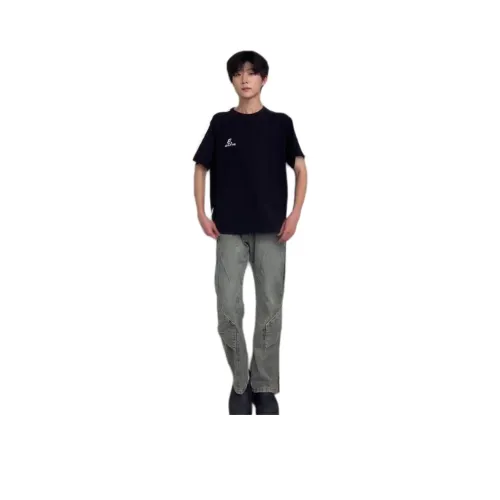 CORNILOT Грязно-желтые унисекс джинсы