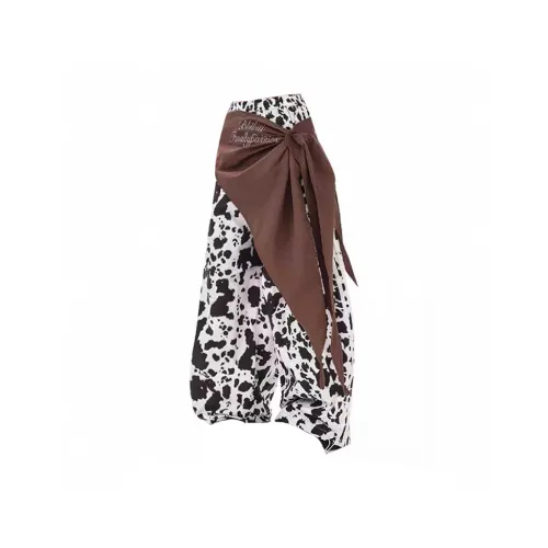 MARTHENAUT Молочный цвет, съемная юбка, унисекс, повседневные брюки