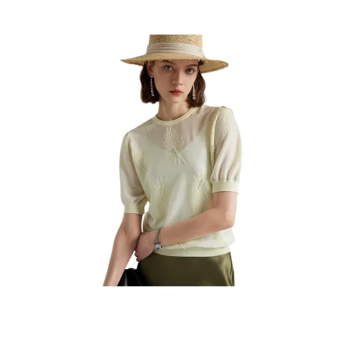 Fog T Shirt Женская Светло-желтая