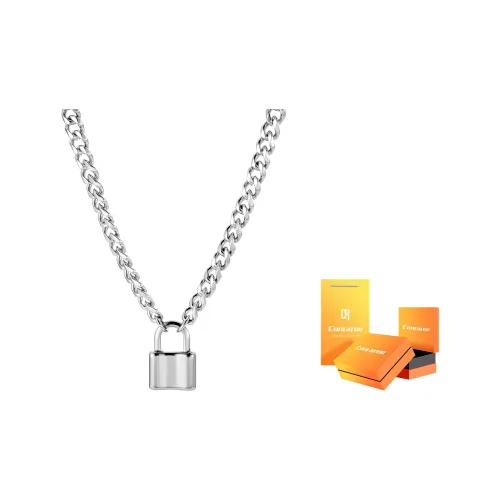 Cooraree Титановые стальные ожерелья унисекс