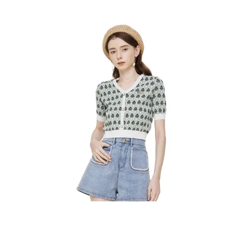 Caroline Зеленый Женская Трикотажная Одежда