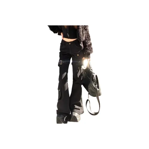 MORii Черные Унисекс Карго Брюки